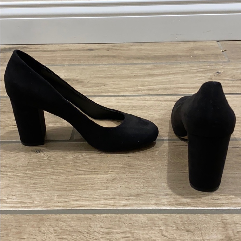 Black Suede Heels
